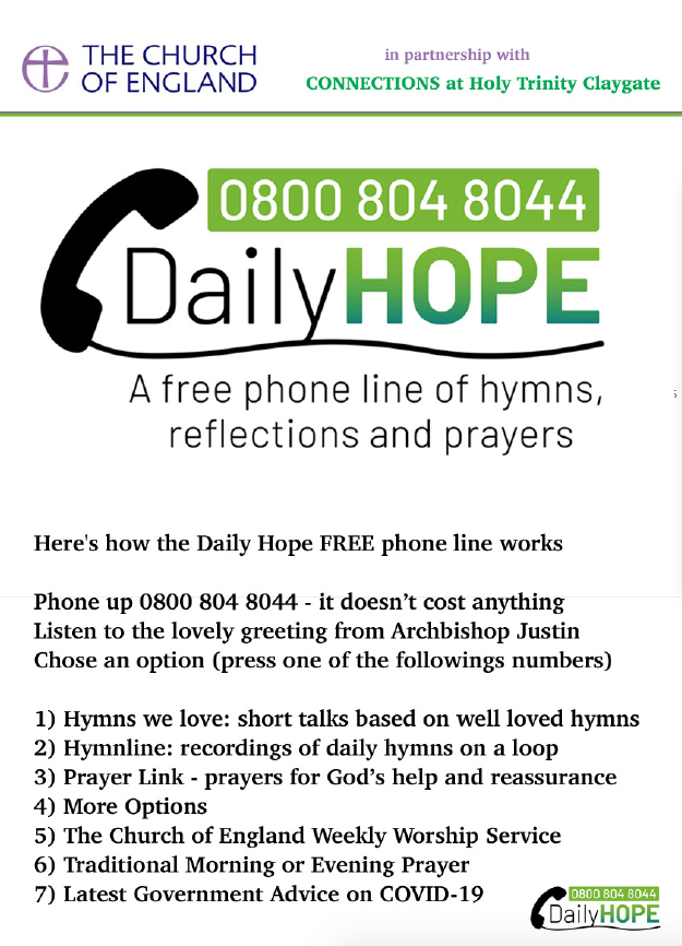 Daily Hope flyer