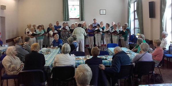 Entertainment at Sunflower Memory Cafe